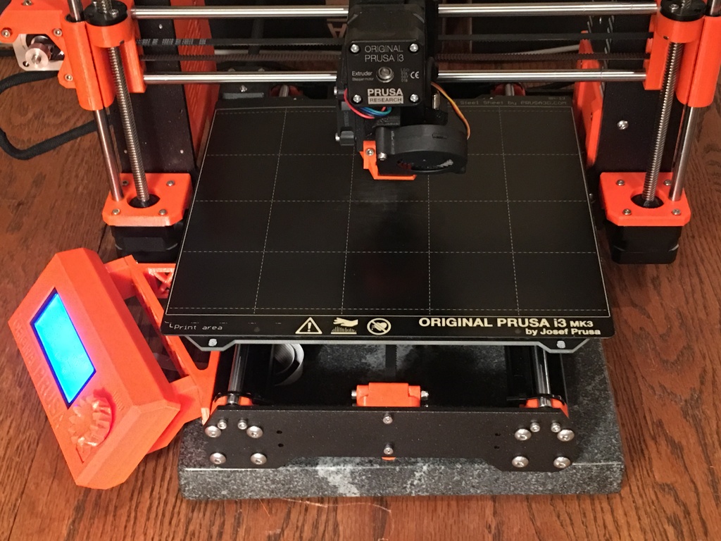 LCD Side Mount Bracket - Prusa MK3s by Real 3D Prints | Download free ...