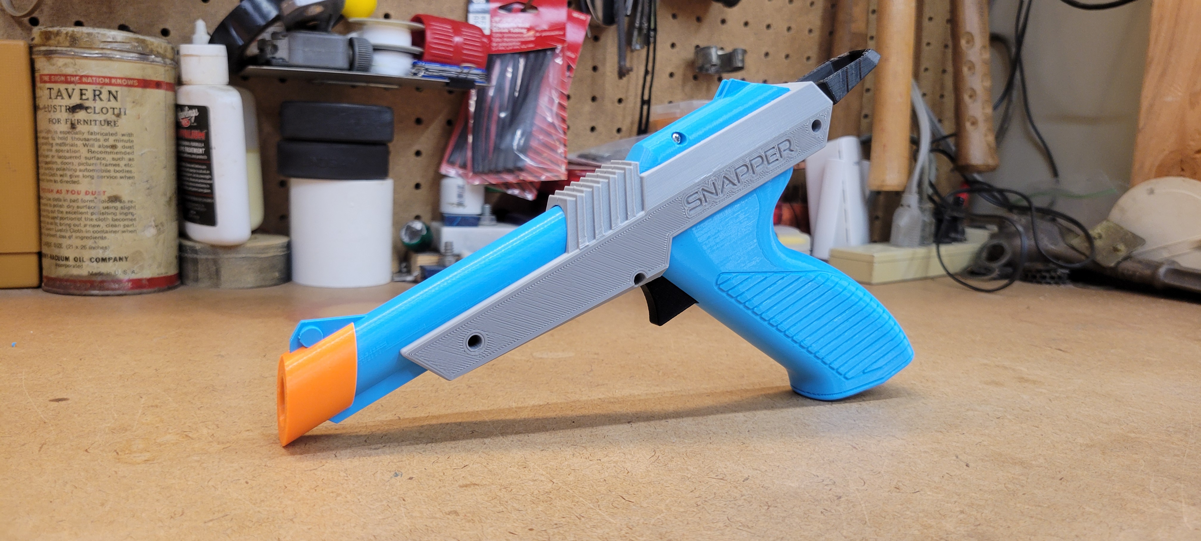 Nintendo Zapper inspired "Snapper" Dart Blaster Shell by Gemeneye