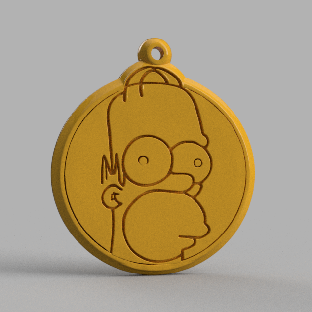 Yellow Homer Coin