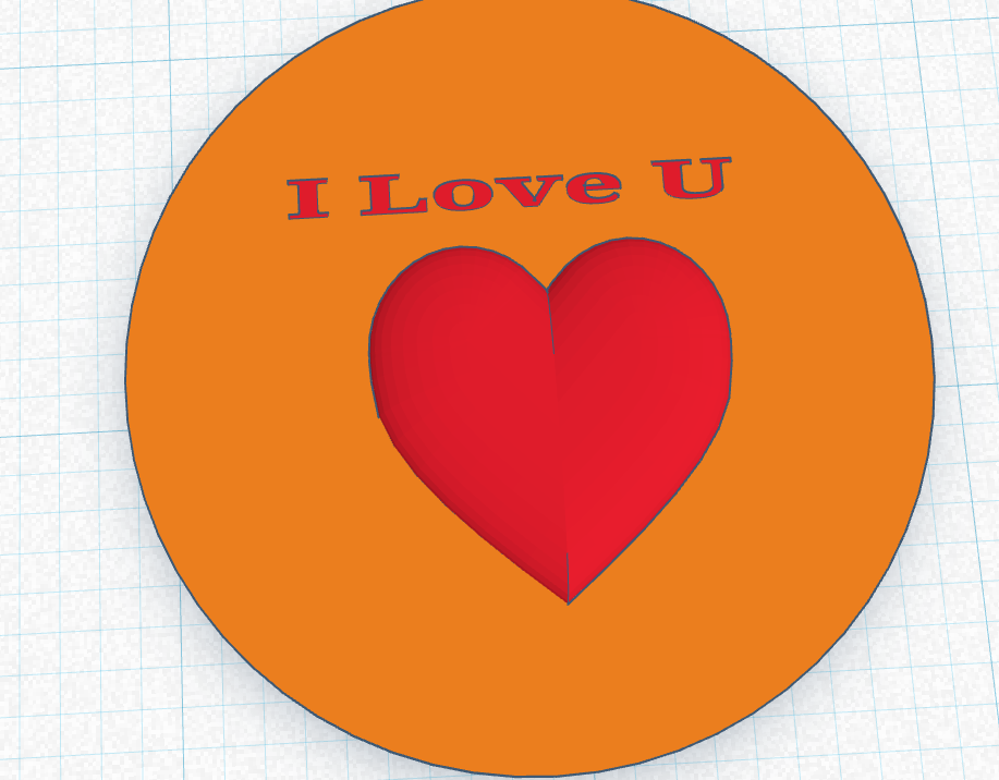 I Love U coin