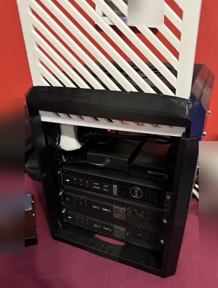 SFF / USFF PC Rack Server Case von NightYami | Kostenloses STL-Modell ...