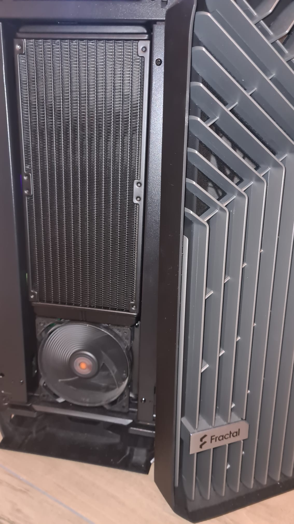 Fan adapter plate Fractal case