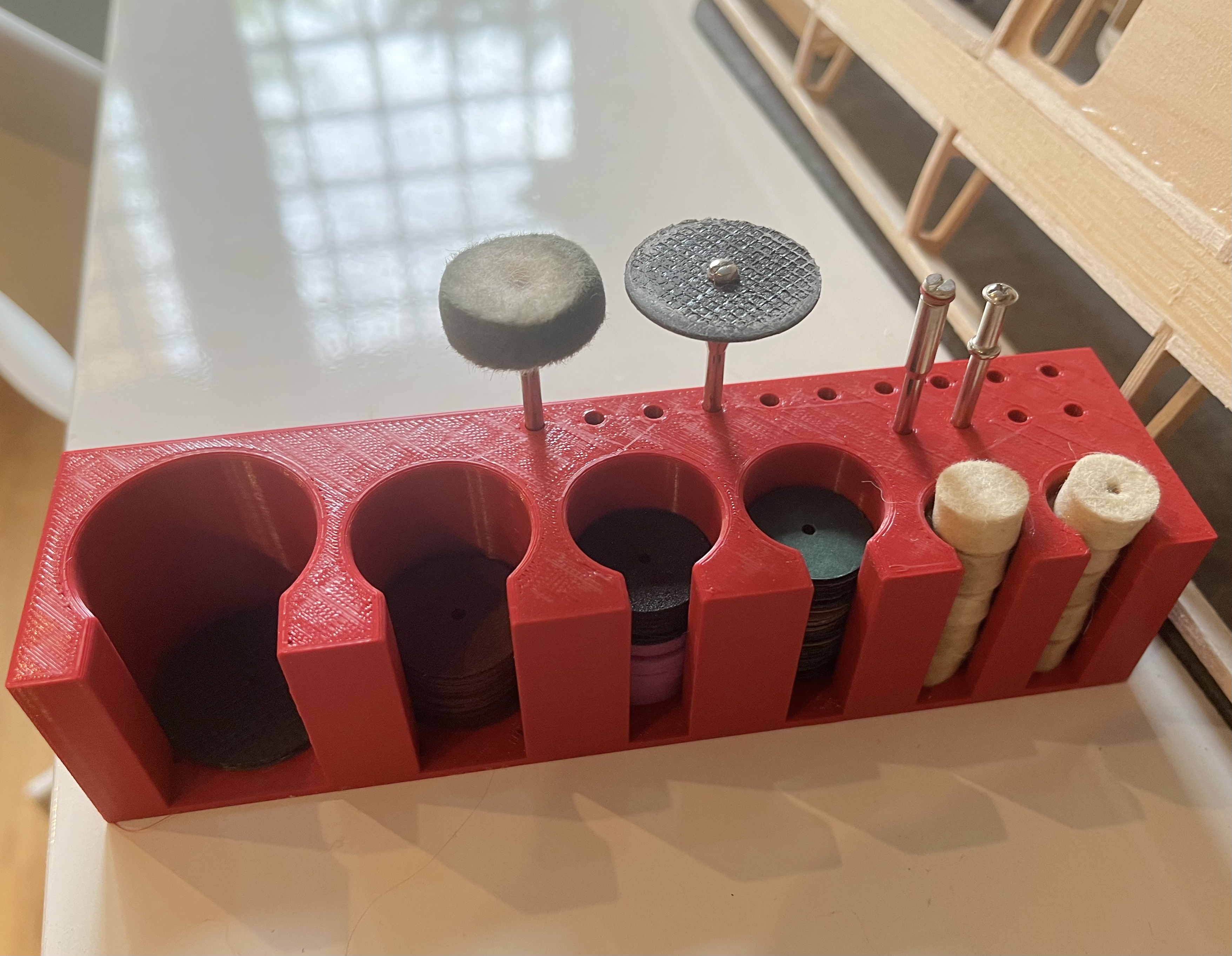 Dremel disc stand