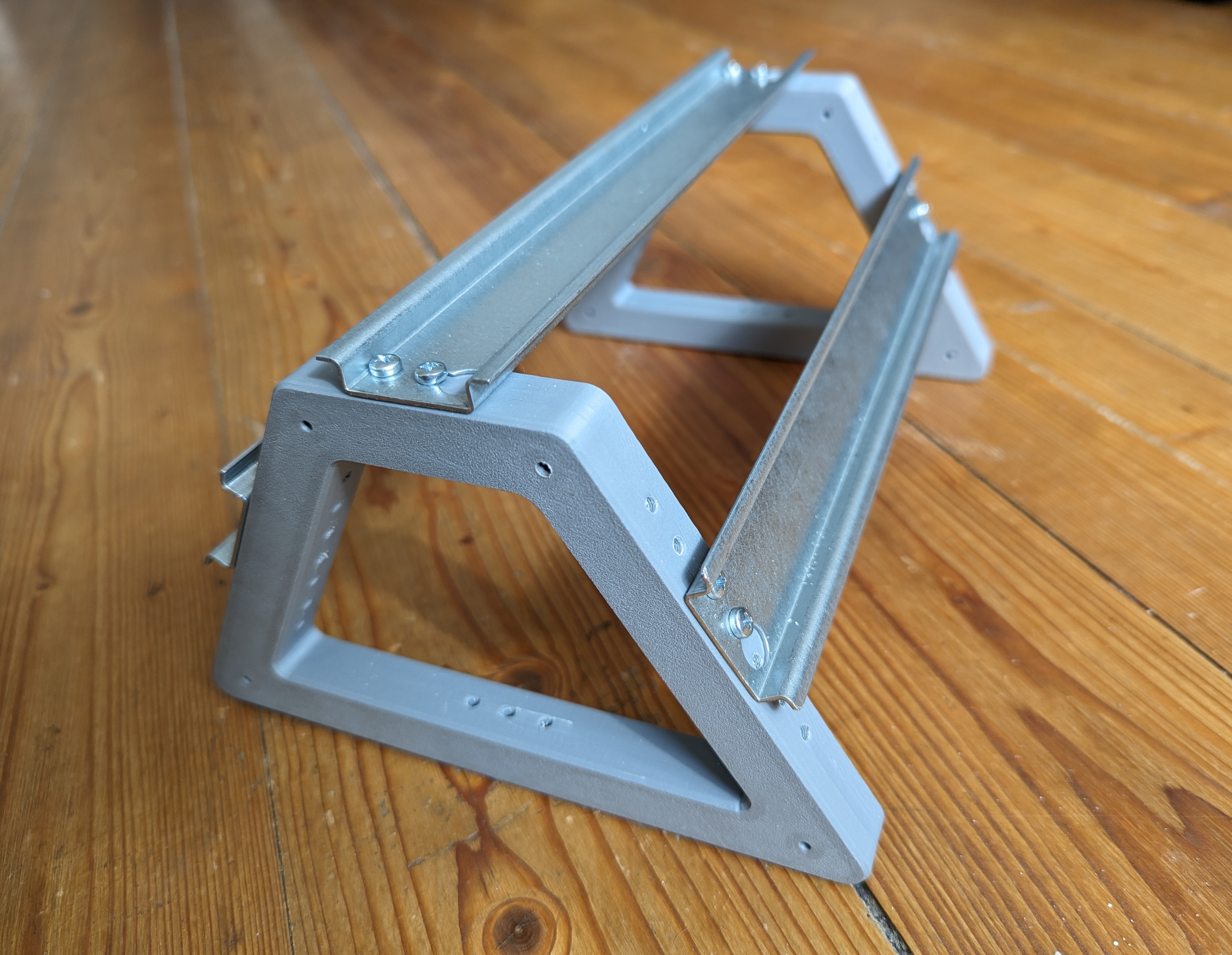 DIN Rail Desktop Stand by Sasha Duric | Download free STL model ...