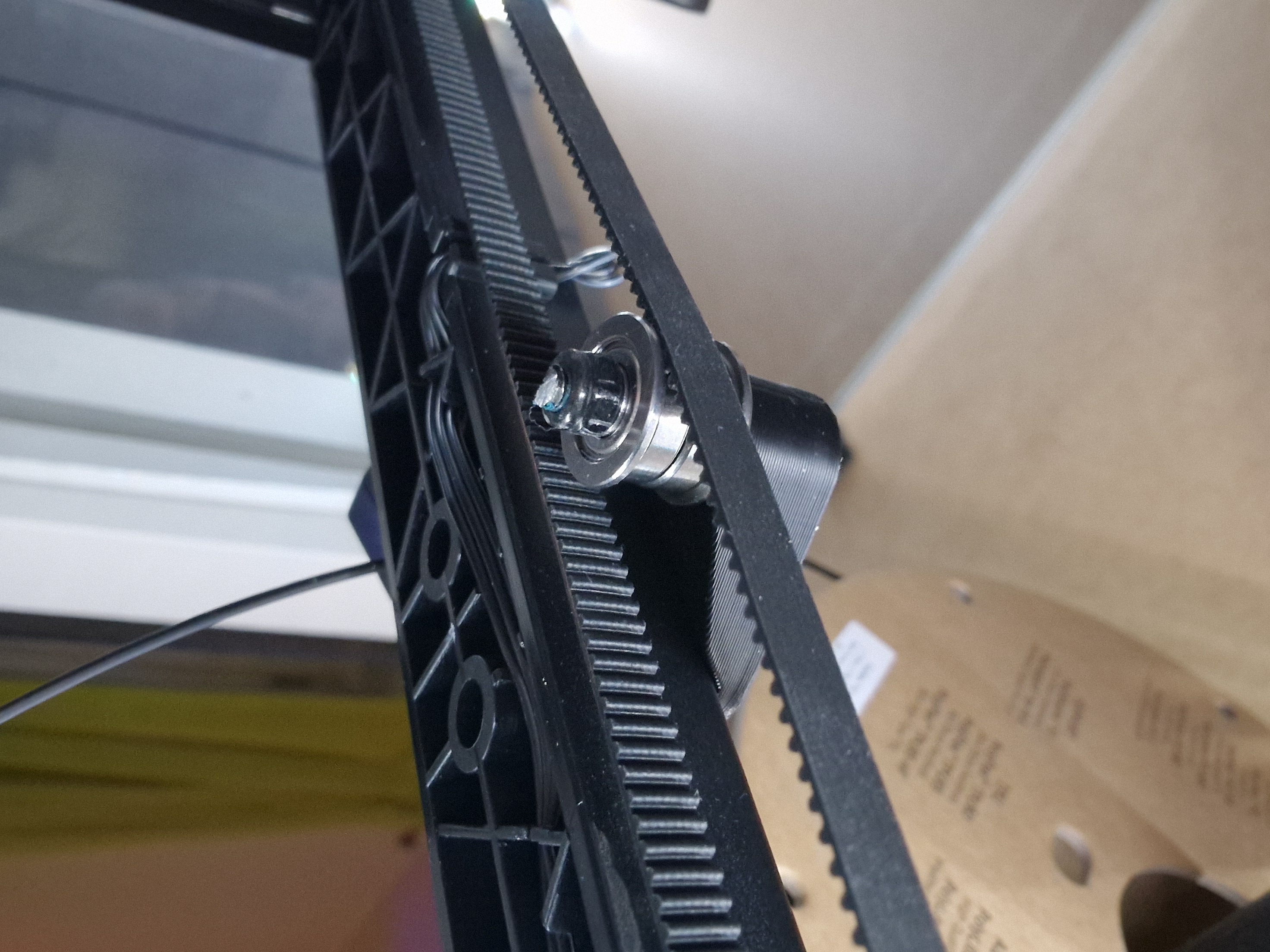 Z belt tensioner w. filament sensor bracket Ender 3 V3 KE