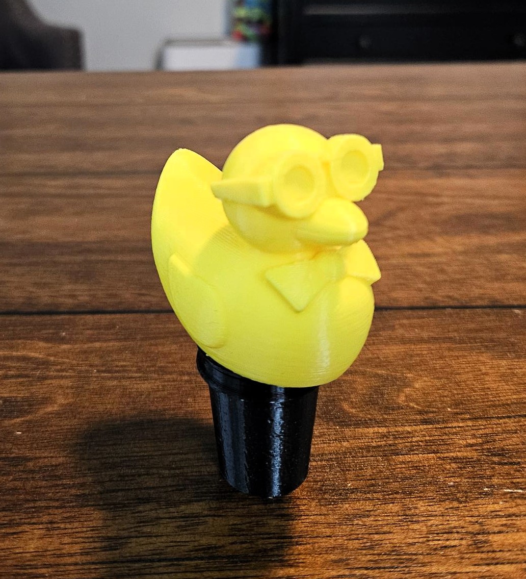 Bottle Topper - Stud Duck