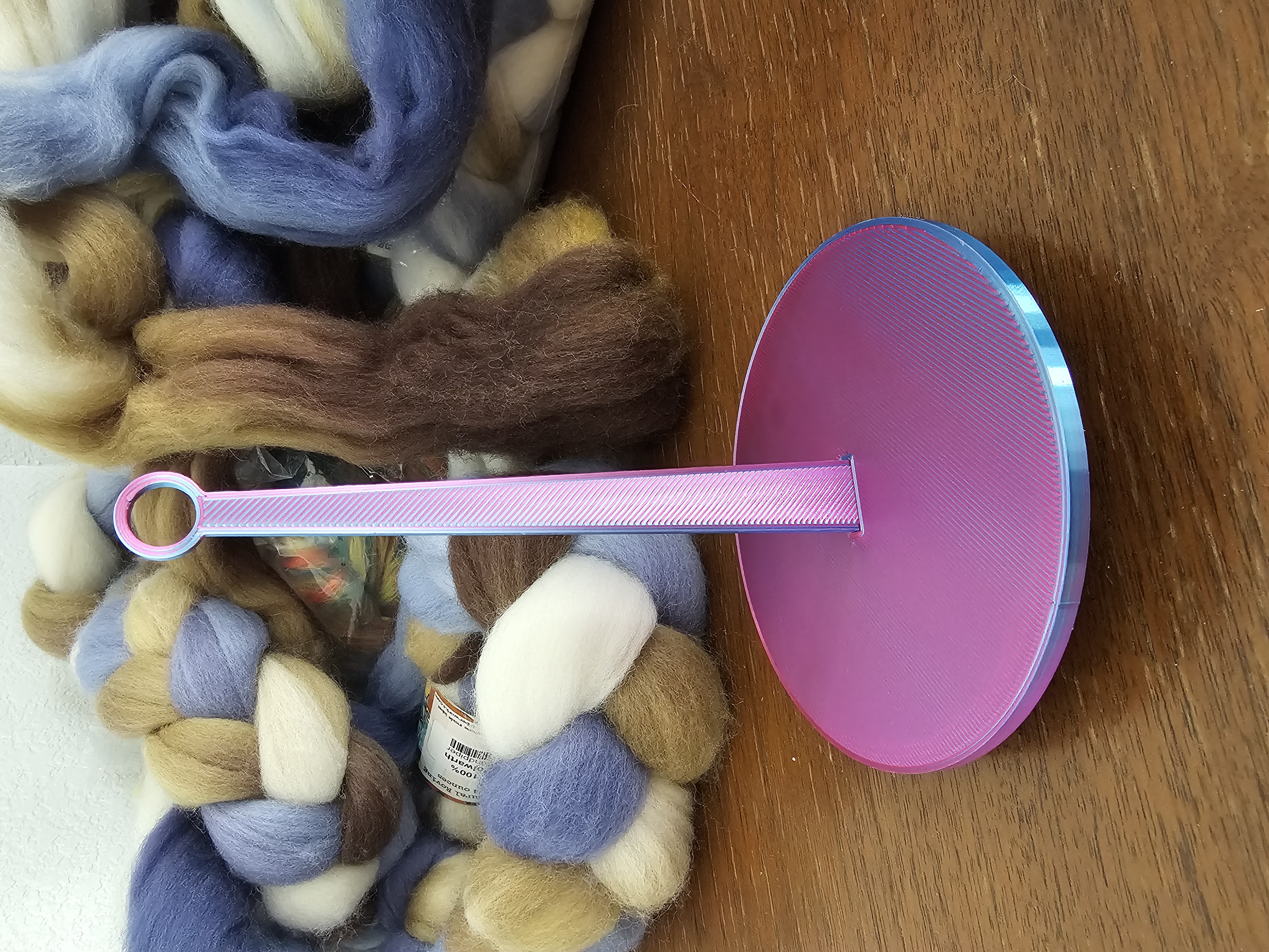 Yarn Caddy/Minder with Indented Slot