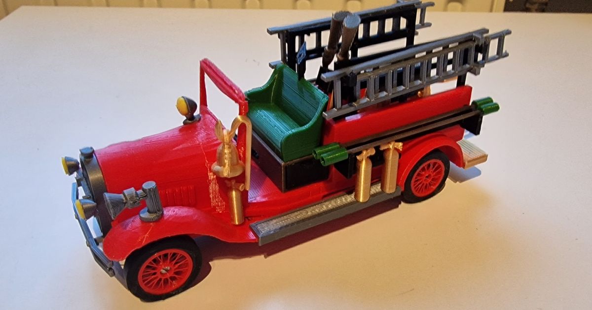 T Ford Fire truck year 1929 Designer Ed van der Heijden by Ed van der ...