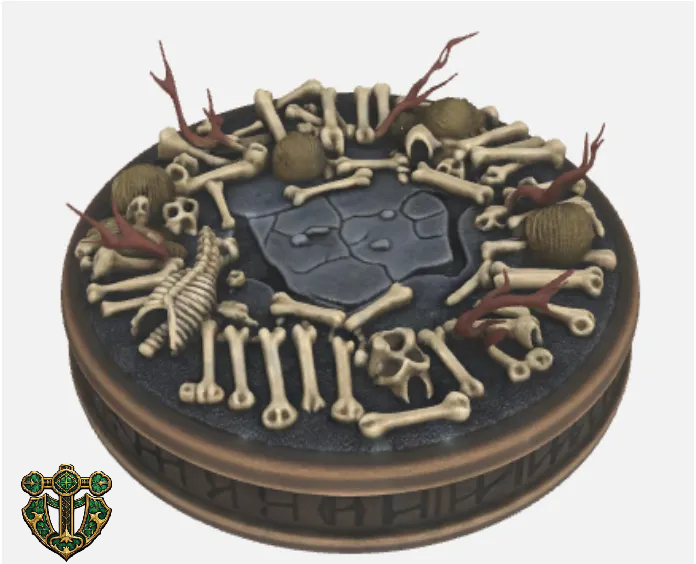Bone Yard Miniature Base — miniatura 5
