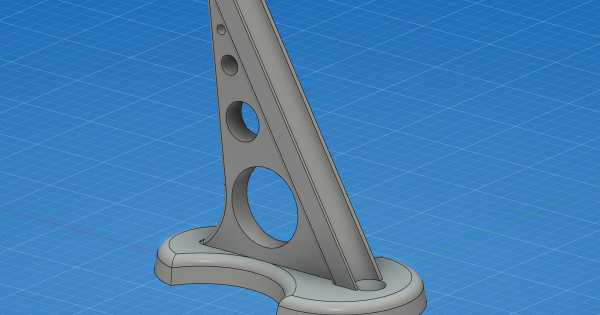 Glass Pasteur Pipette Holder by Wahsnorc Download free STL model