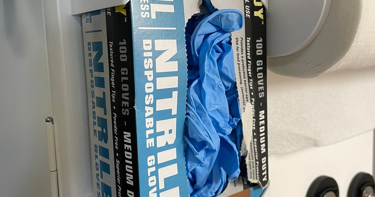 Latex Glove Box Mount / Holder Harbor Freight by