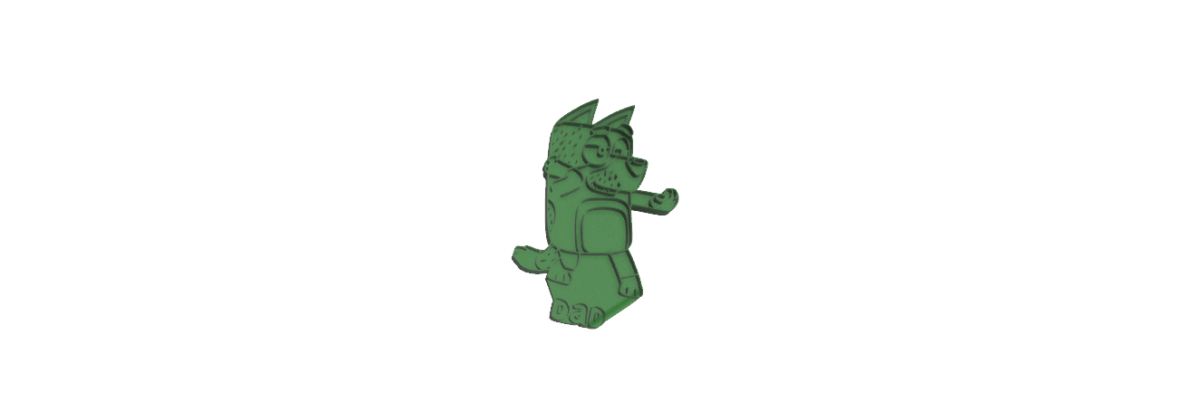 Bluey Dad Wall Art