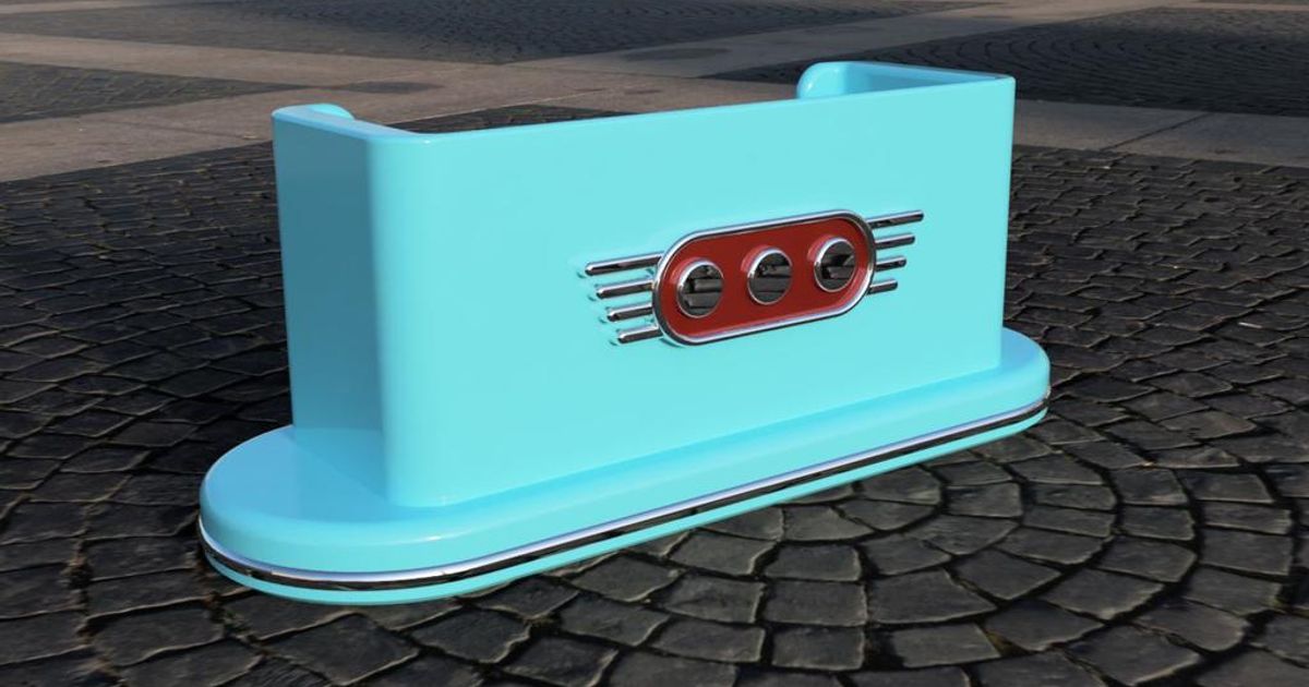 Vintage Business Card Holder by SpaceDog3D Download free STL model