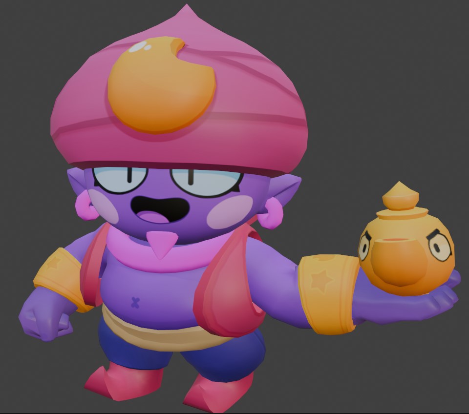 Gene - Brawl Stars by GoatGamez | Download free STL model | Printables.com