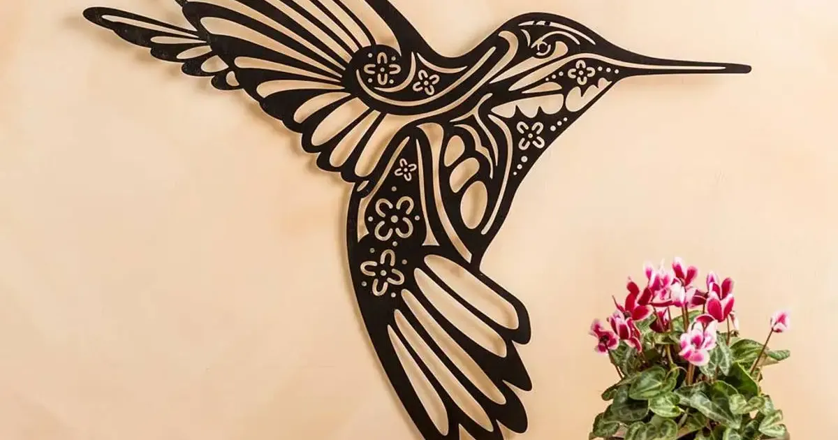 Hummingbird - wall art by klimoma | Download free STL model ...