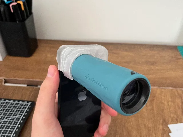 Monocular Camera Lens Mount for iPhone 13 mini