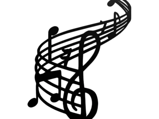 music notes - wall art