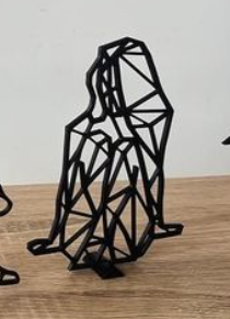 Silueta geométrica de mujer