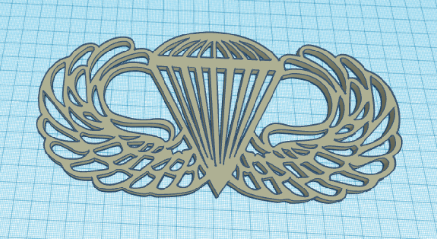 U.S. Army Airborne Badge Wall Art