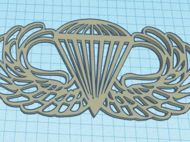 U.S. Army Airborne Badge Wall Art