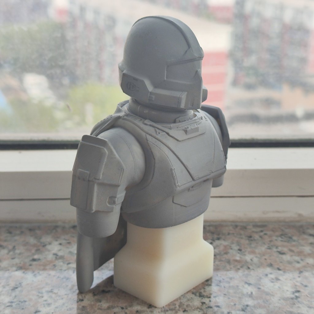 Miniatura 4 do modelo 3D Helldivers 2-Fanart bust