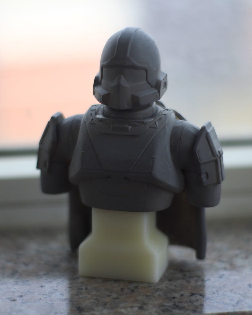 Miniatura 11 do modelo 3D Helldivers 2-Fanart bust