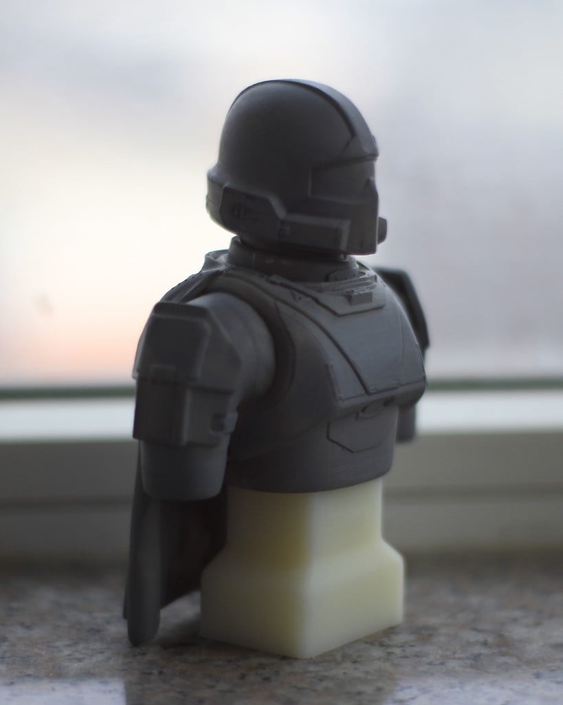 Miniatura 12 do modelo 3D Helldivers 2-Fanart bust