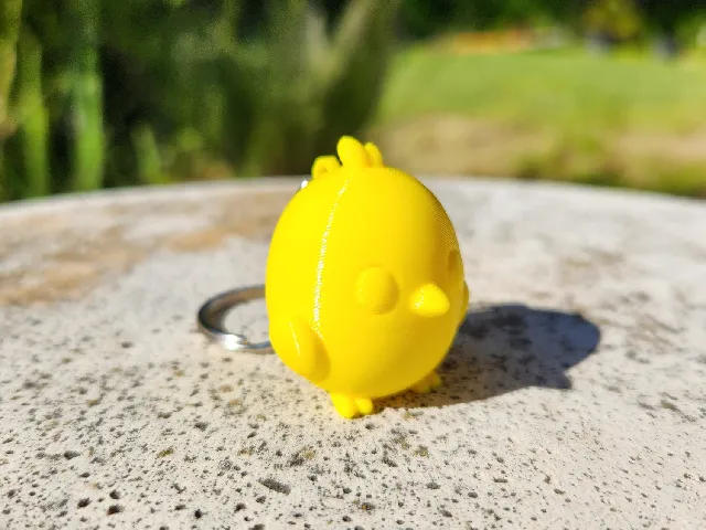 Chirpy the Chick Keychain