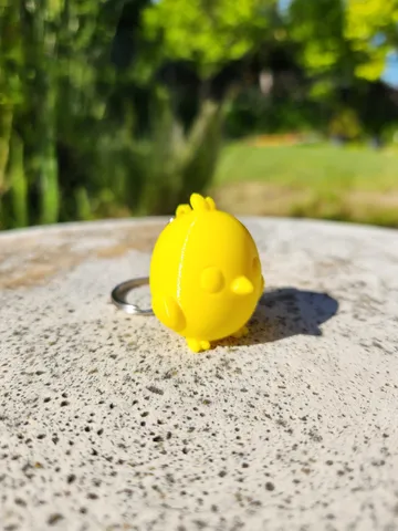 Chirpy the Chick Keychain