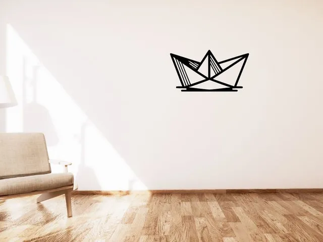 Origami boat / lodička wall or table decoration
