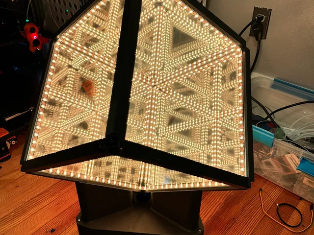 Large Infinity Cube, Easiest Assembly.