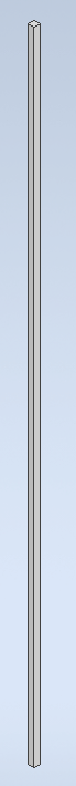 Calibration rod/rectangular prism