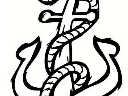 Anchor Shaped Wall Art