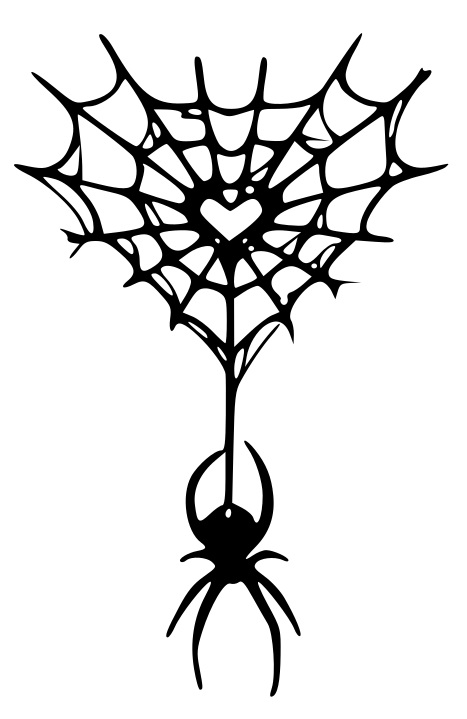 Heart Spider Web by Jura Švébiš | Download free STL model | Printables.com