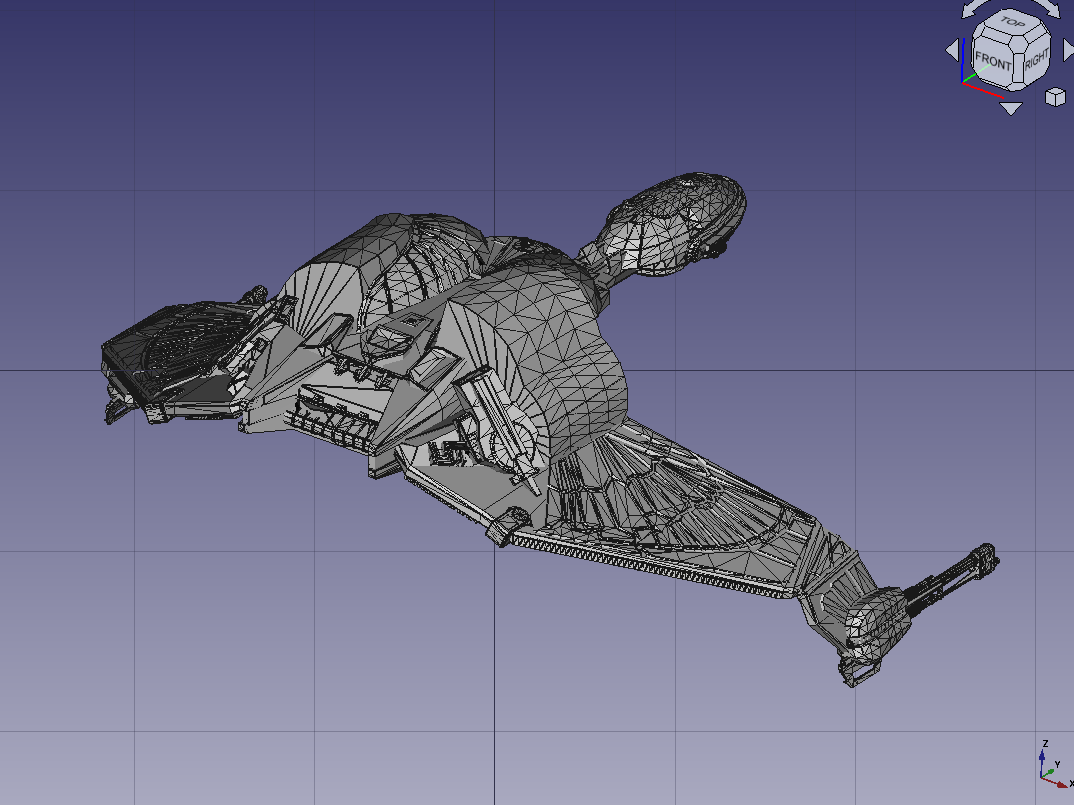 Klingon Bird of Prey by Achilleas Kasmetlis | Download free STL model | Printables.com