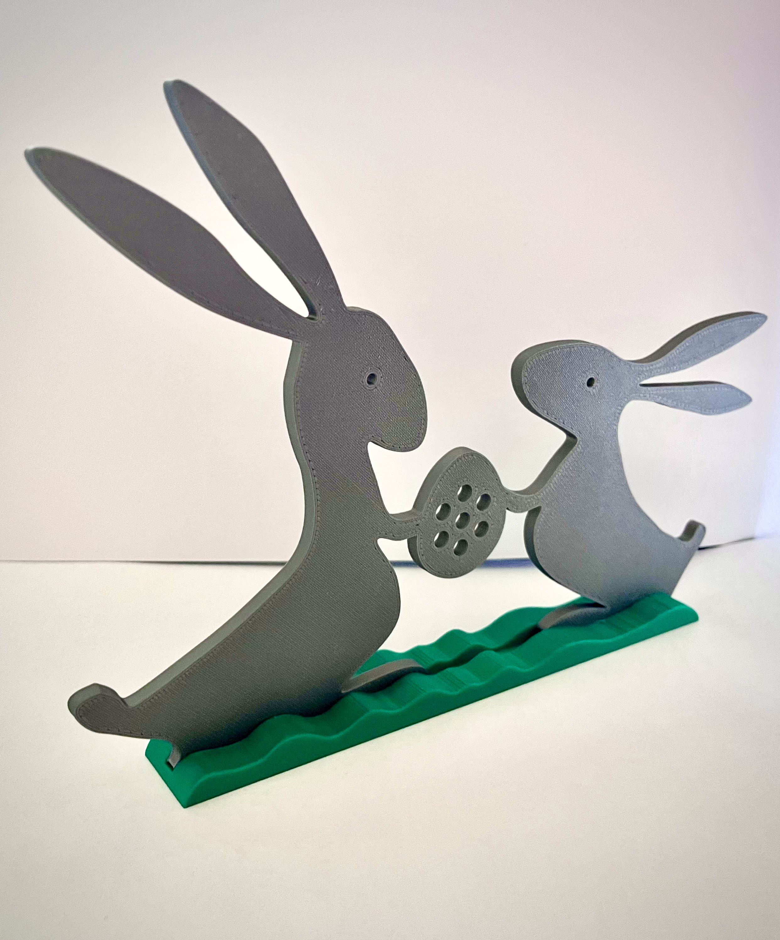 B+B s vajíčkem, bunnies with egg