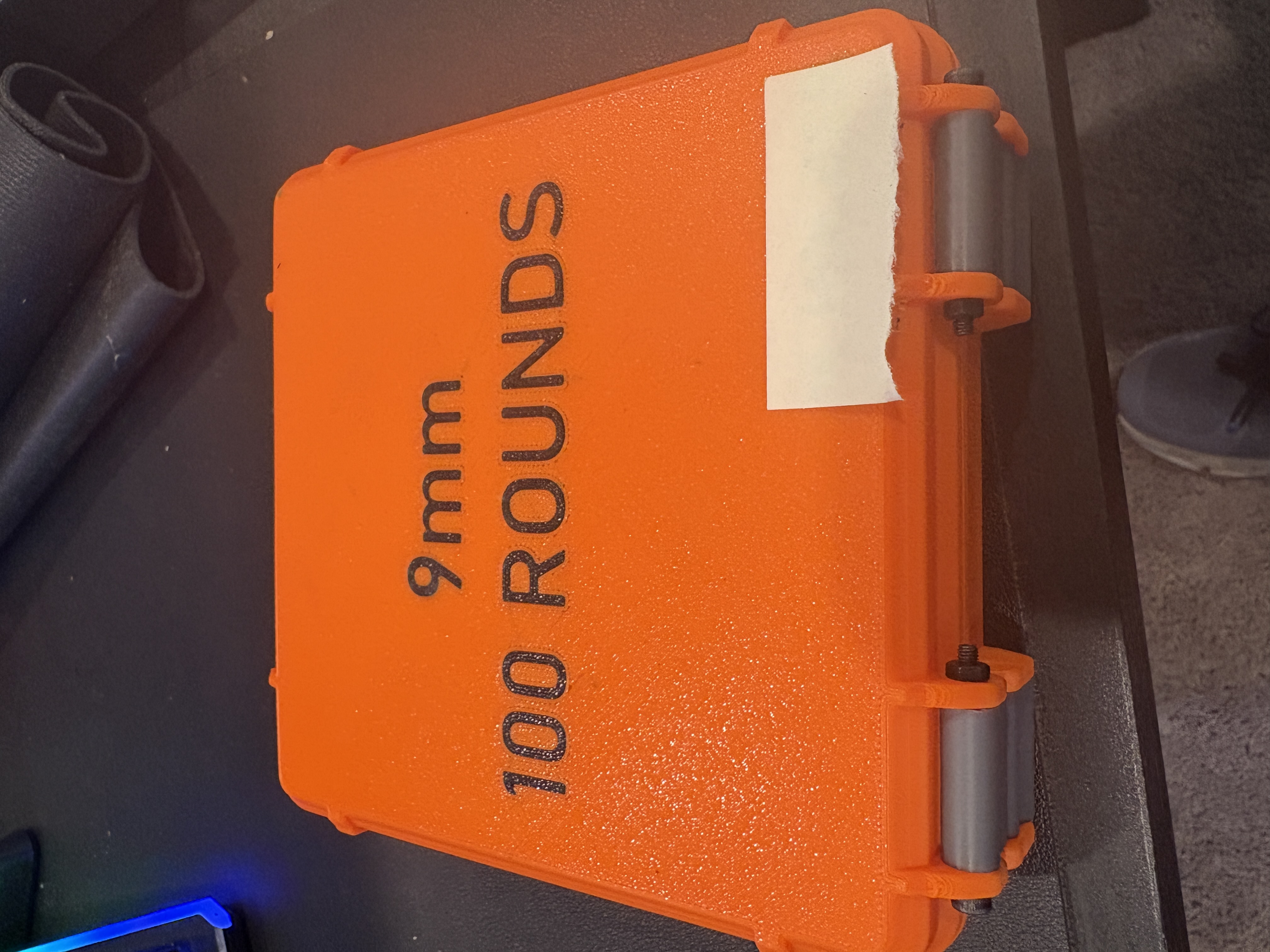 100 round Blazer Brass 9mm rugged box