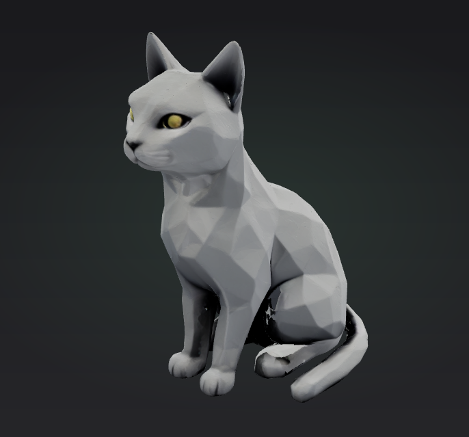 Modern cat decoration