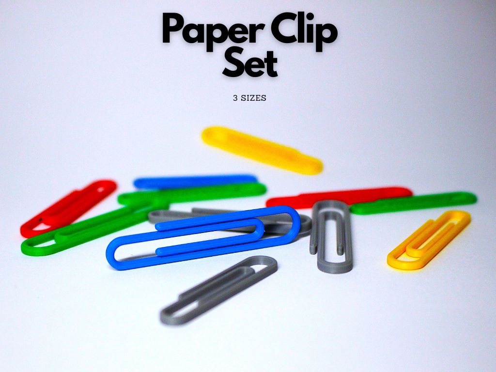 Paper Clip Set - 3 Sizes