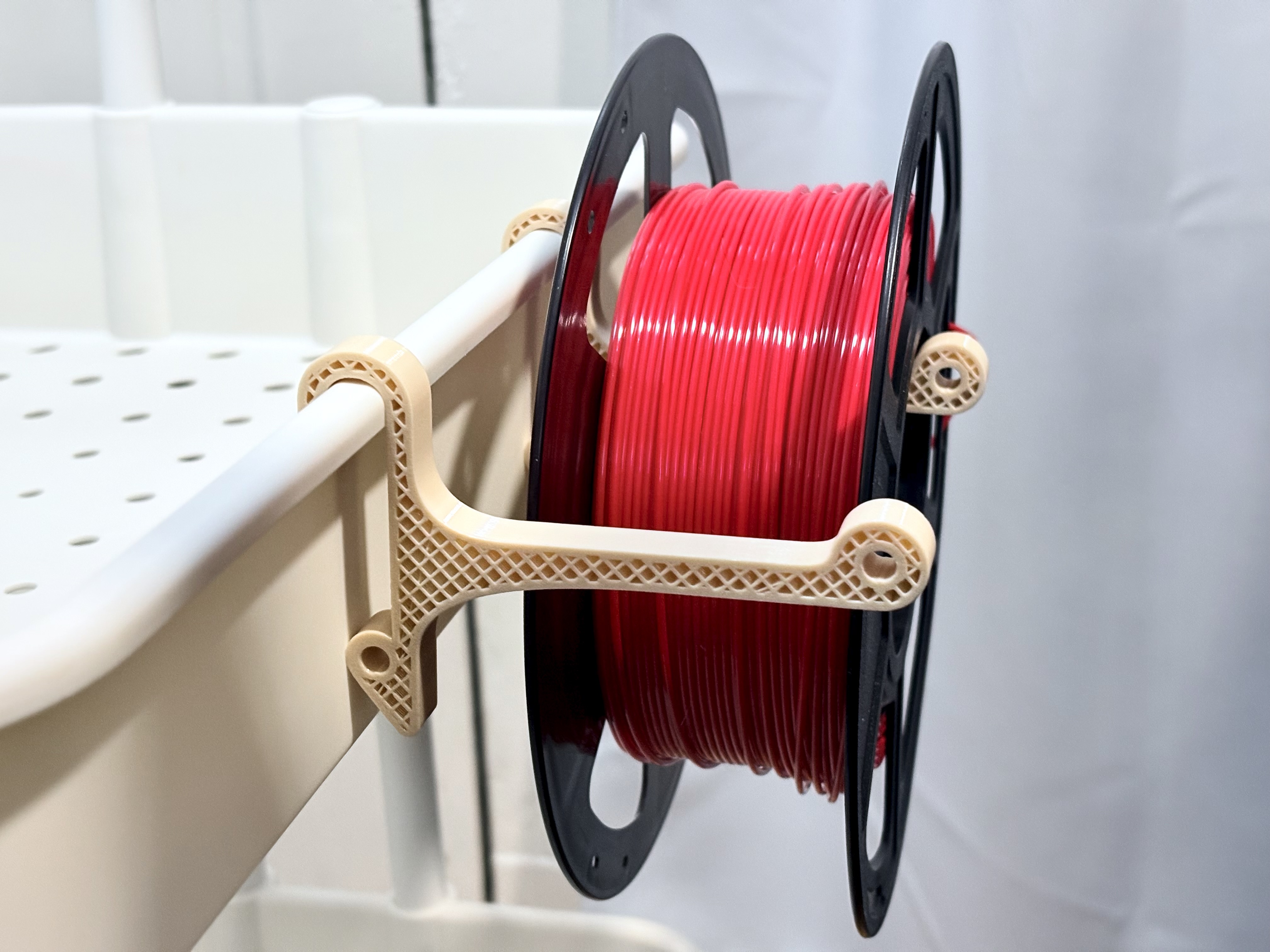 Storage Hook - Clips On - Spool Holder - Multiple Sizes - Minimal Design - Sturdy
