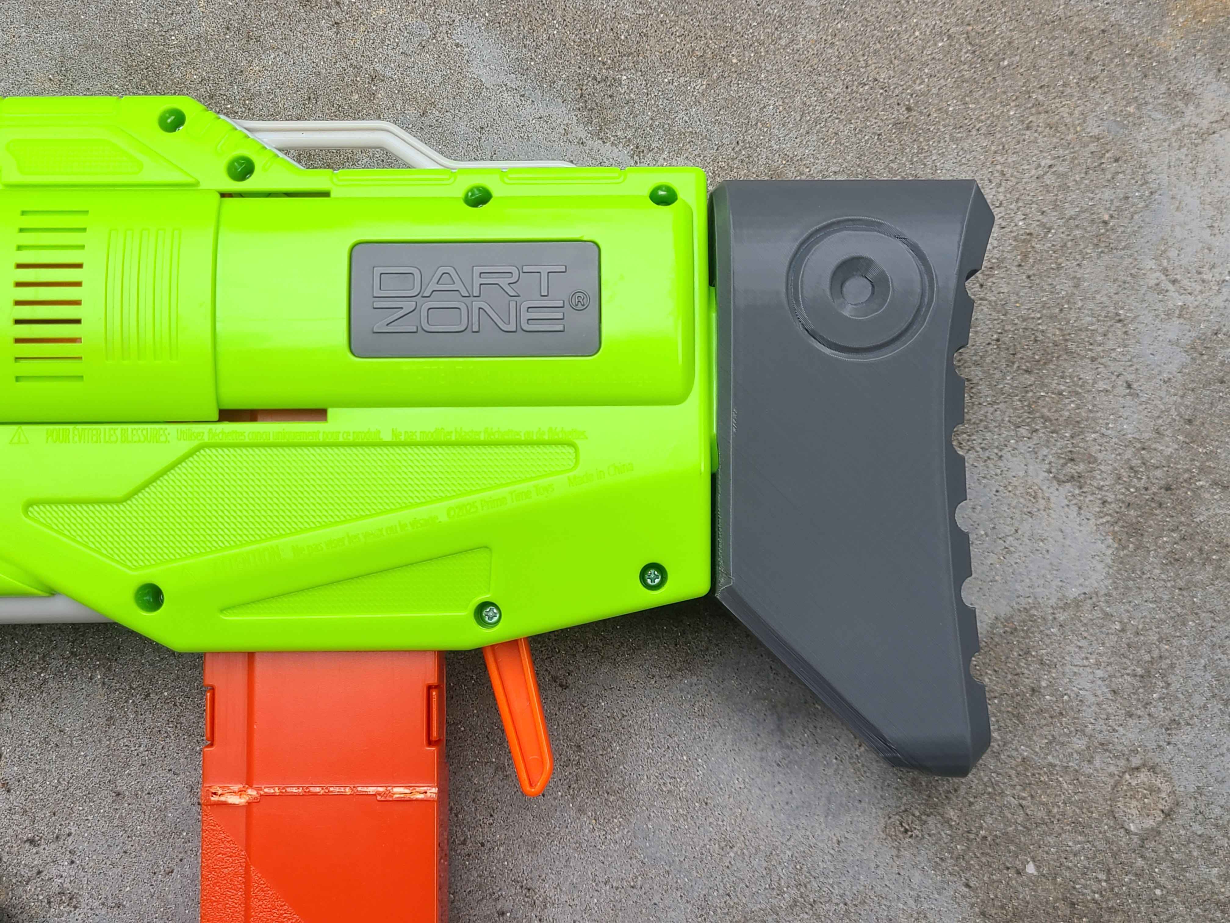 Dart Zone Vector Pro Stock (simple N-strike stock)