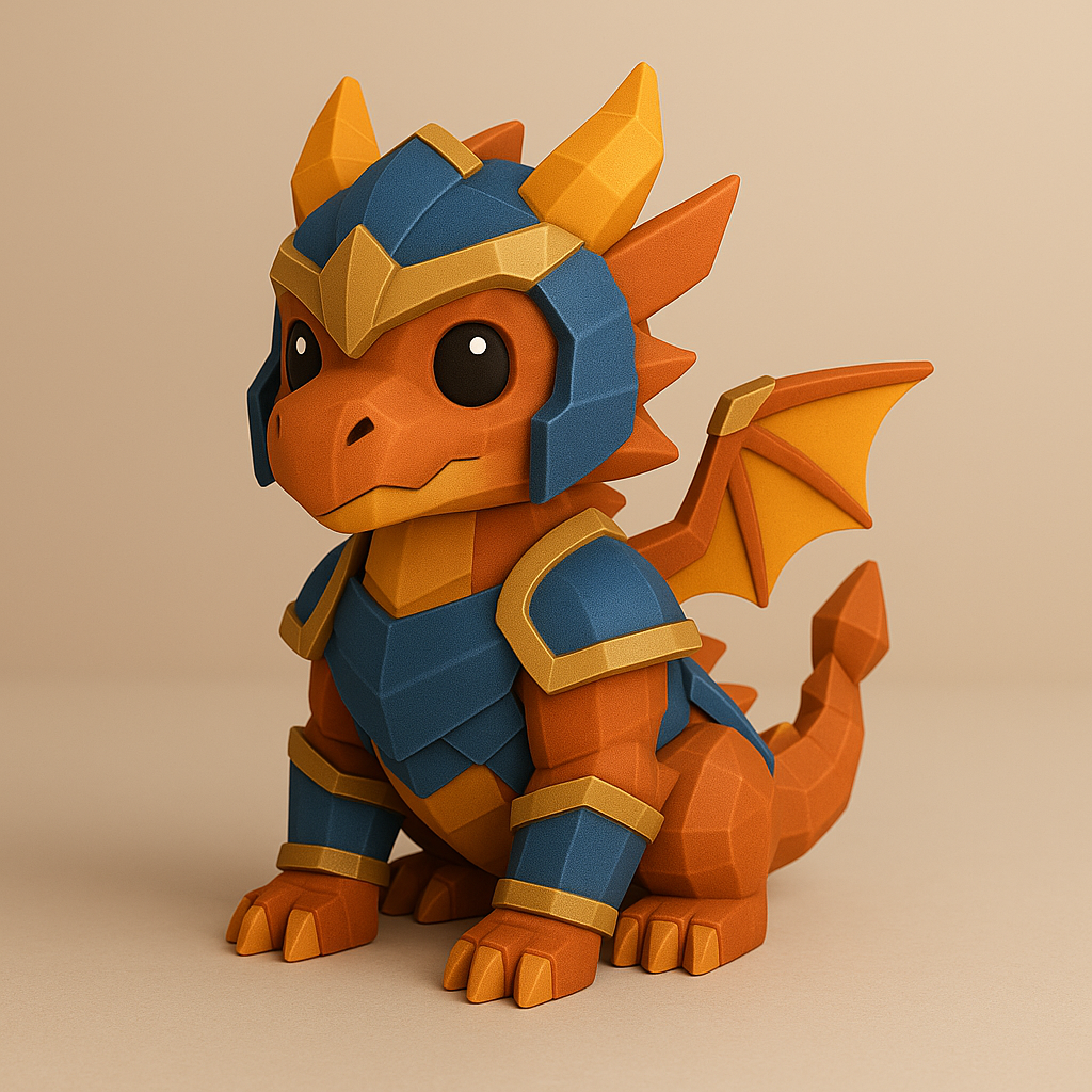 Mini Armored Dragon