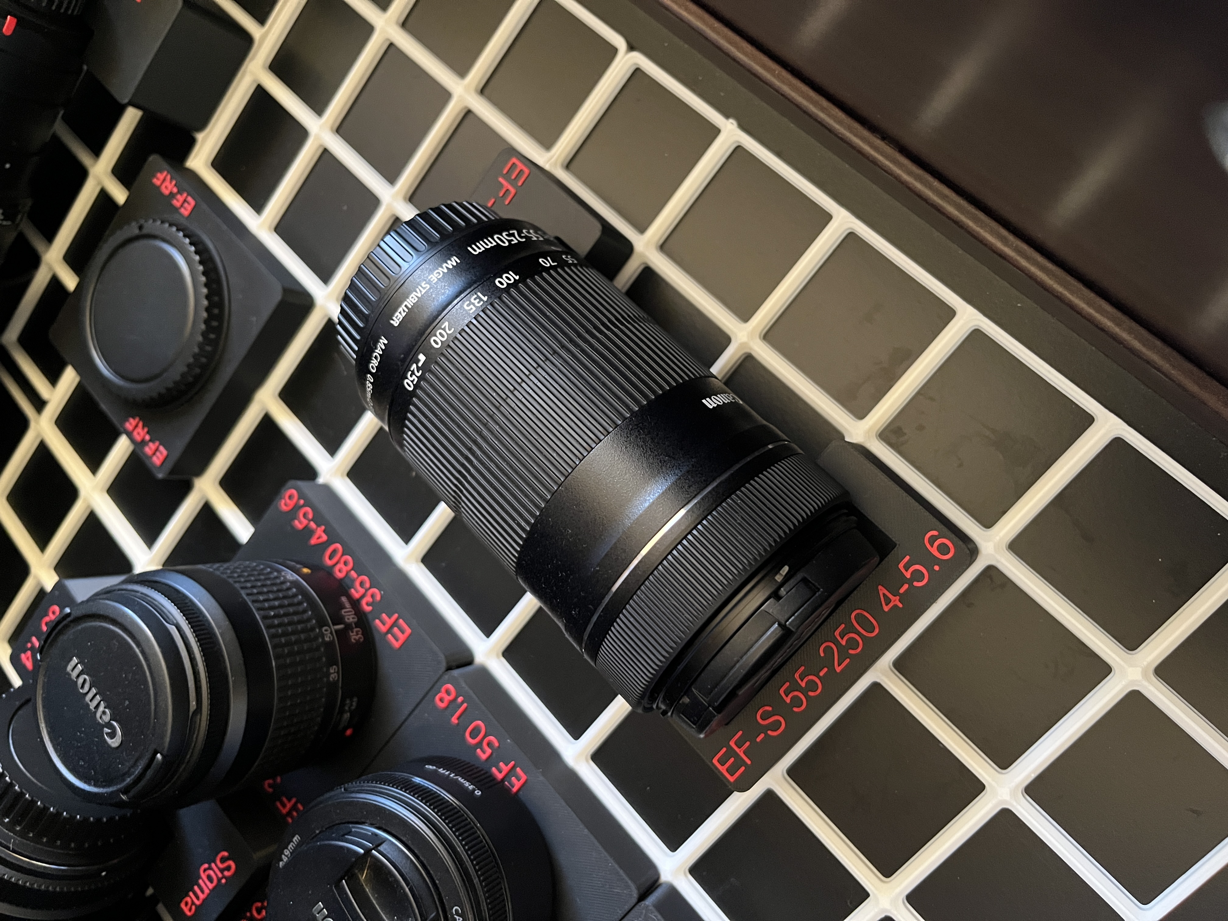 CLASS - Canon EF-S 55-250 Camera Lens Gridfinity