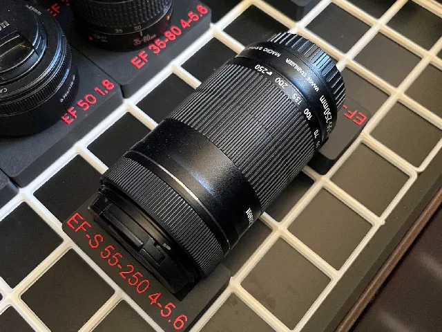 CLASS - Canon EF-S 55-250 Camera Lens Gridfinity