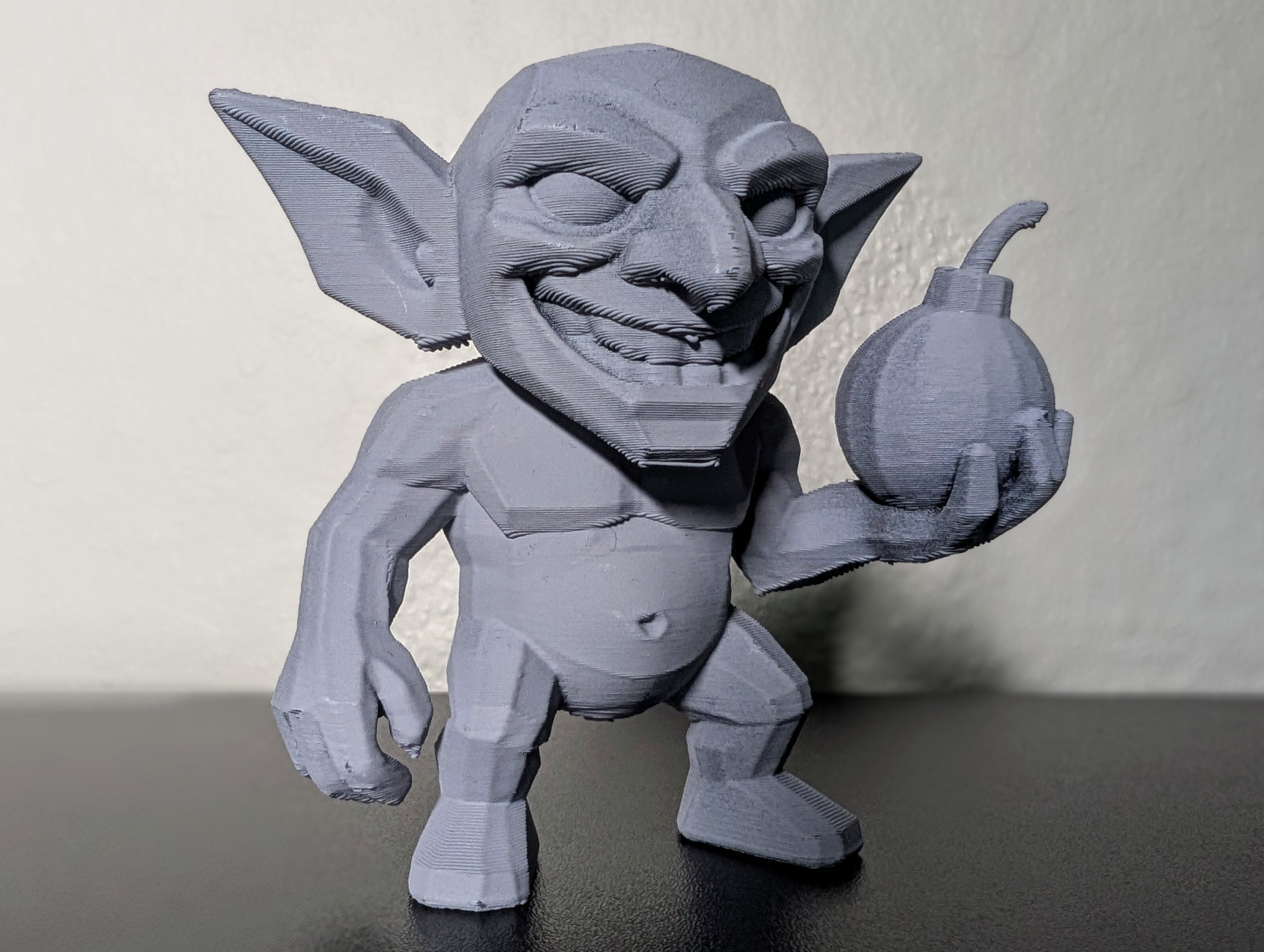 Low Poly Goblin – 3D Printable Tabletop Miniature