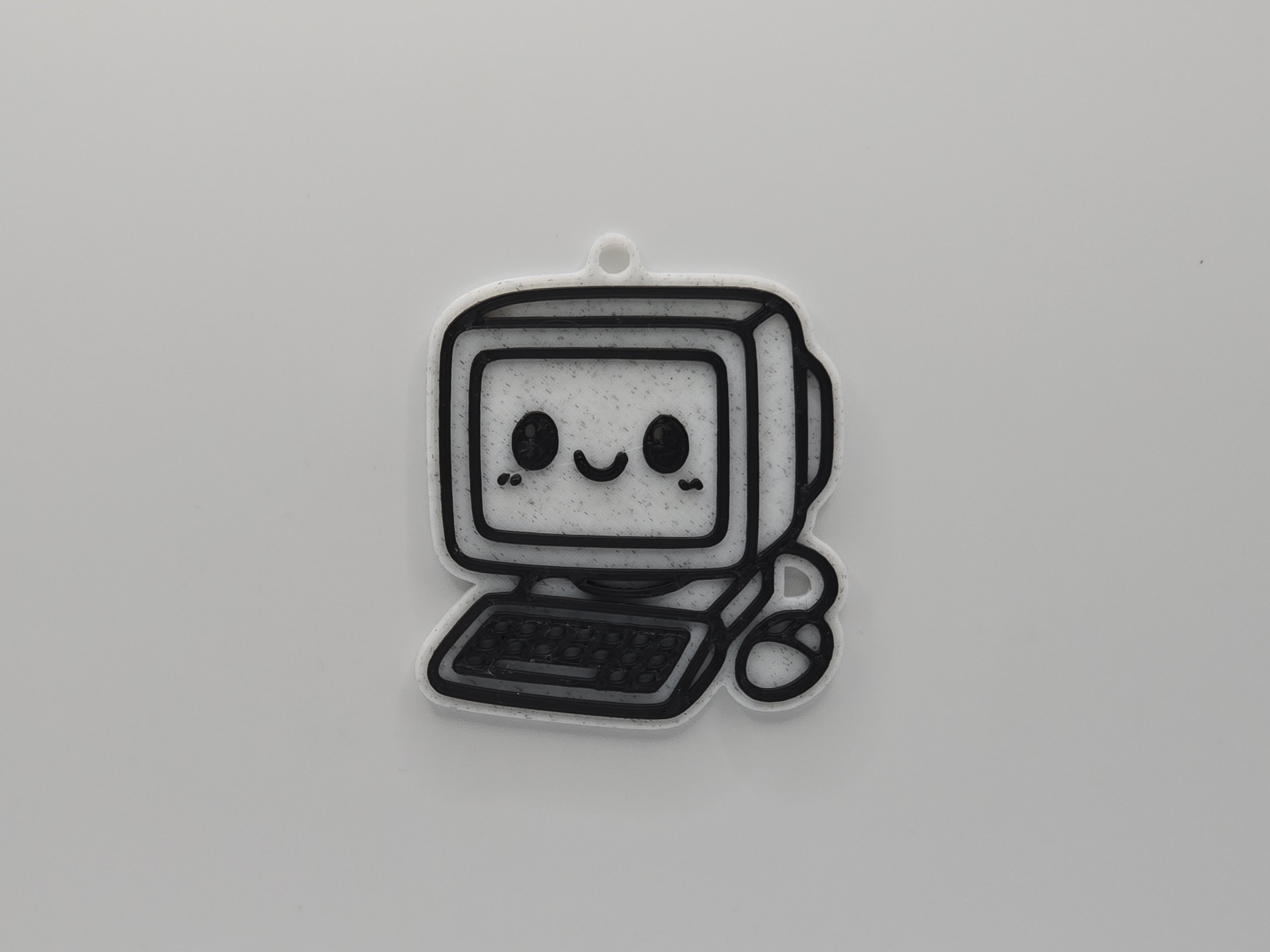 Cute Computer Keychain