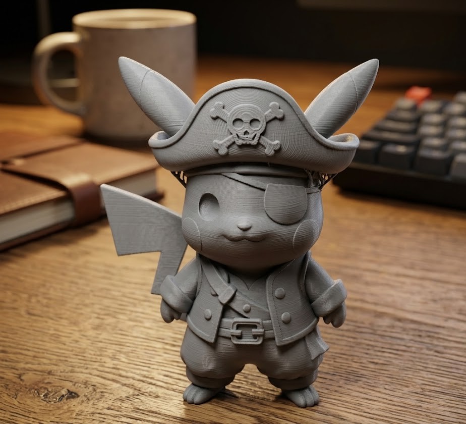 pokemon pikachu pirate with eye patch