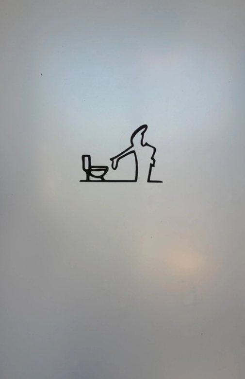 Wall Decoration La linea Toilet Décoration Murale The Cavandoli Line toilette