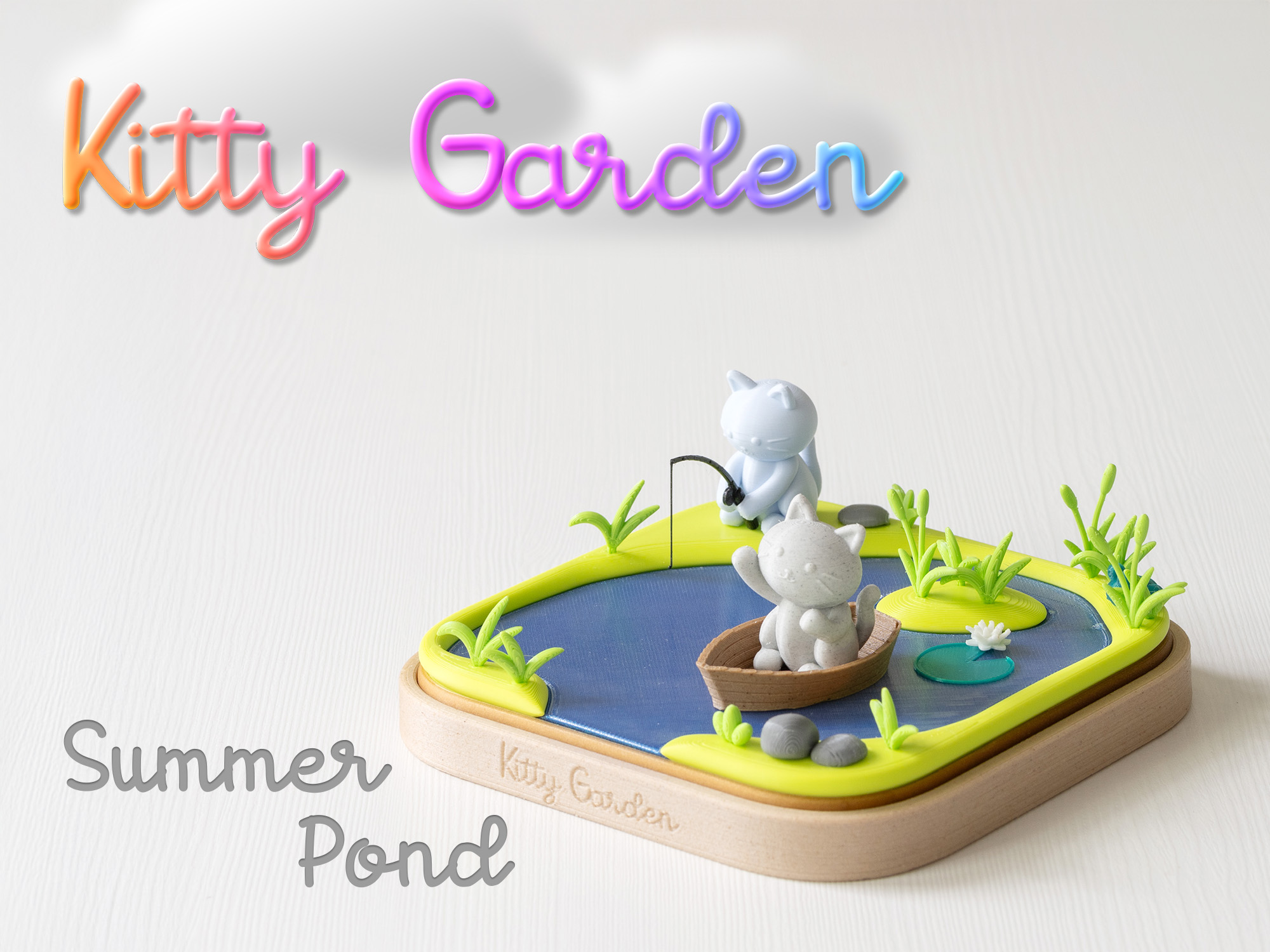 Kitty Garden - Summer pond