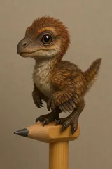 CUTE BABY VELOCIRAPTORS FEATHERED/FEATHERLESS (STANDING)